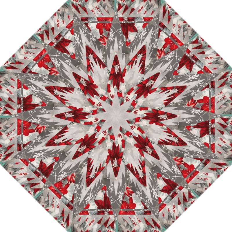 red and white and grey