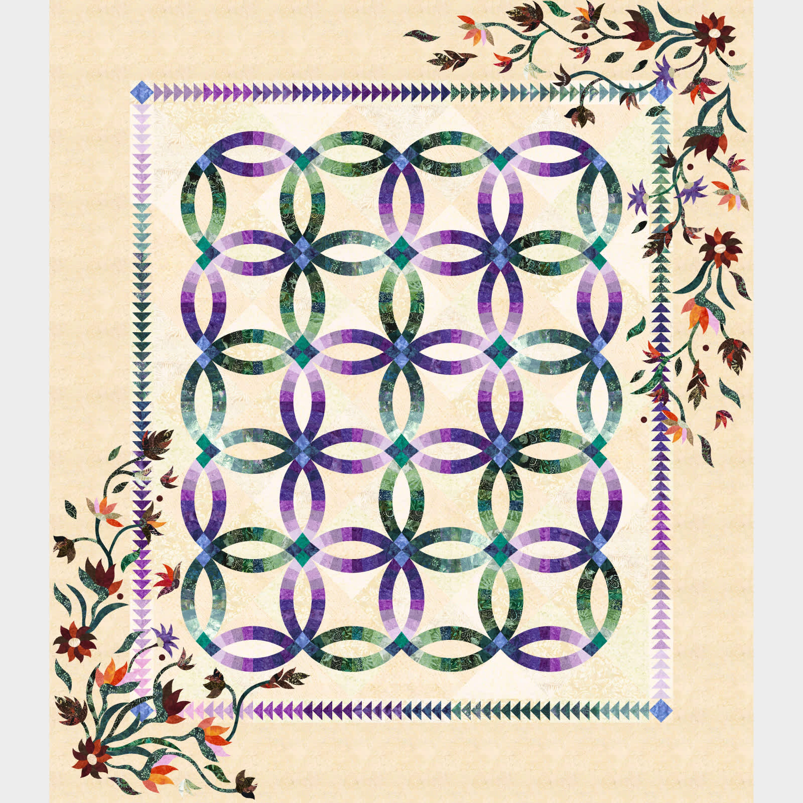 BaliWeddingStar3 Flowers For My Wedding Ring Quiltster