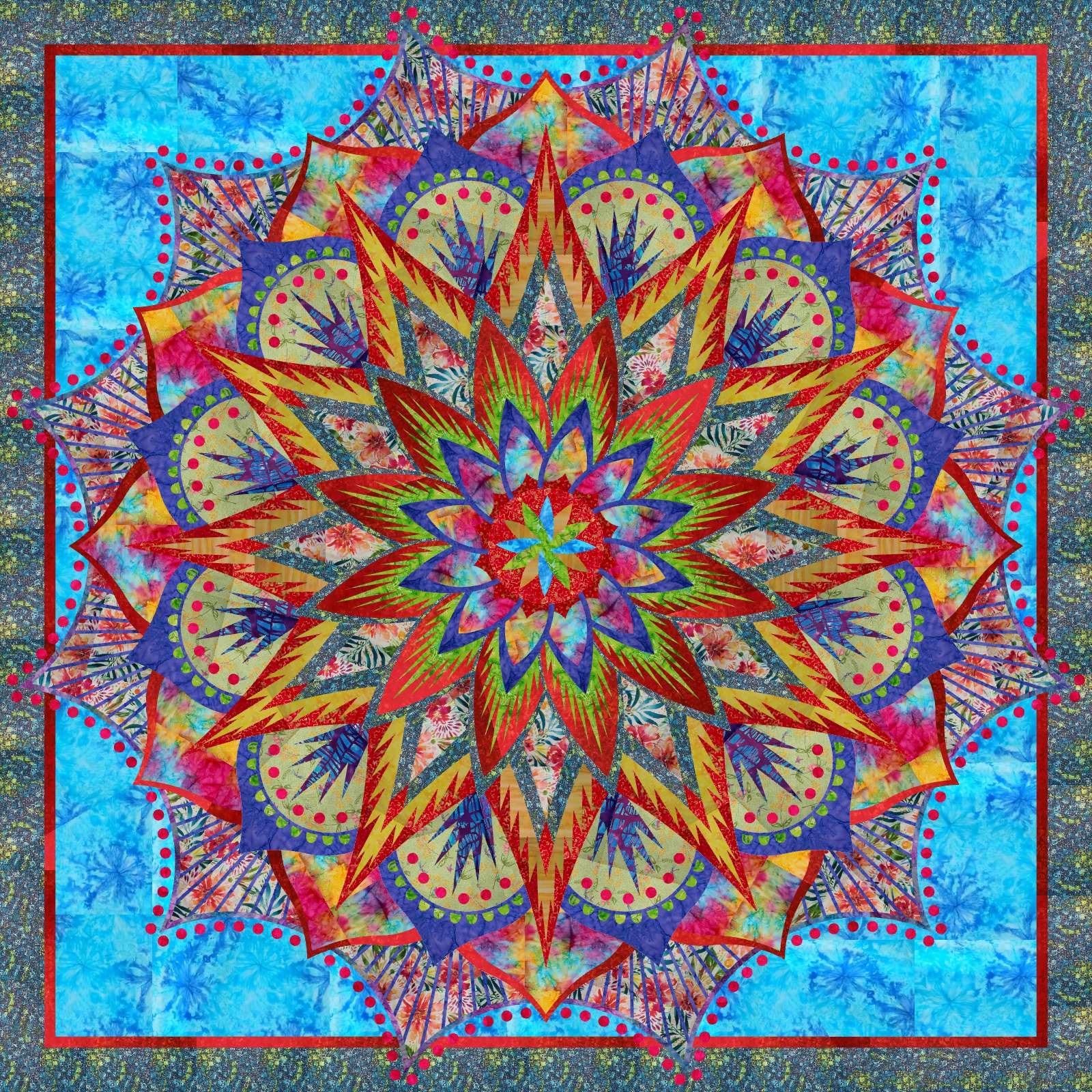 Carnival Flower 2 Carnival Flower Queen Quiltster