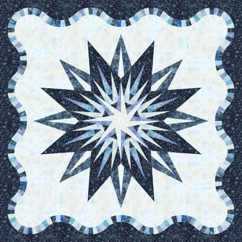 Vintage Compass in Blue