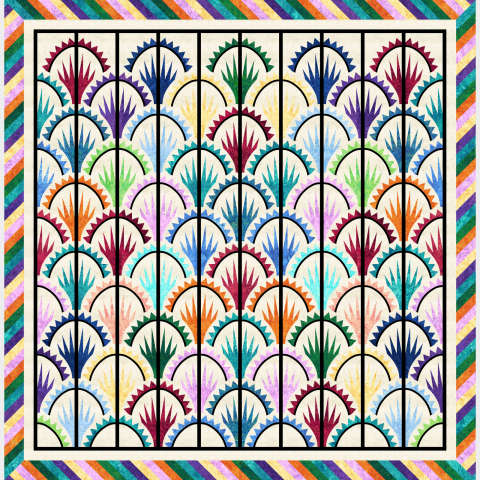 Jewel tone clamshell