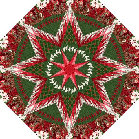 Emerald City Christmas in green