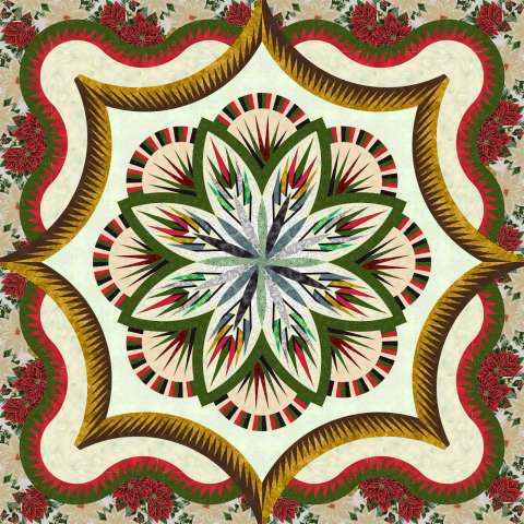 snowy river hosta poinsetta  christmas