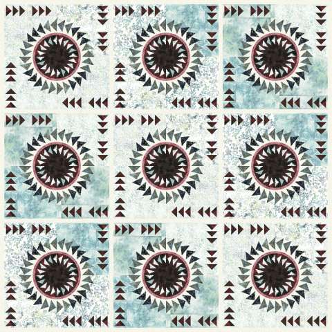 Skipping Stones Cover Quilt