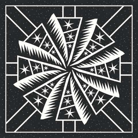 Weathered Windmill in Fairy Frost & Bella Solids