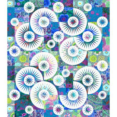 Judy Niemeyer Quiltworx Raindrops Quilt Pattern