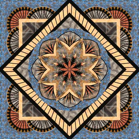 Blue Olsen Honeycomb