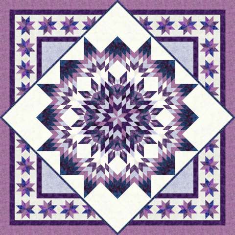 Starry Night with Island Batik Foundations for Catalogue