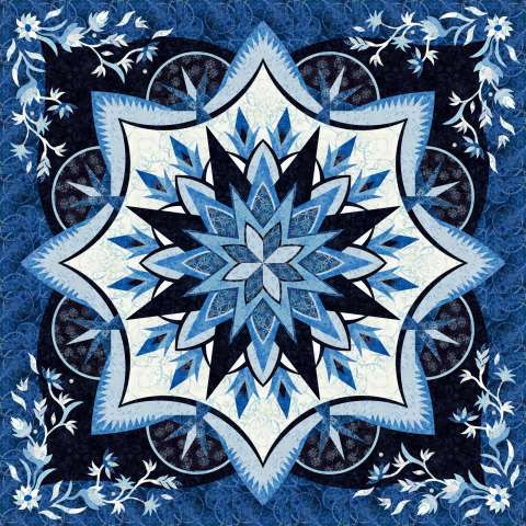 Royal Iris in Blues