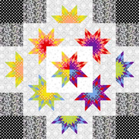 Tula rainbow star