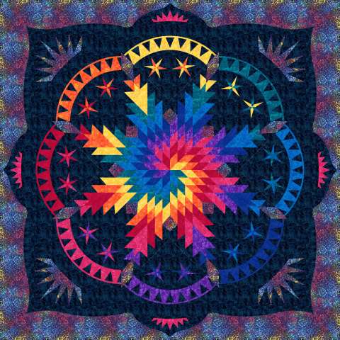 B8212 Party Snazzy Flowers LE
