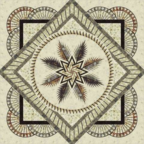 Pineconw Wreath with Wagon Wheels