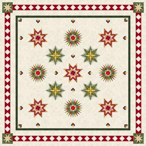 Winter Traditions Christmas Expansion Green & Red E1 TT Cedar & Sleighbells