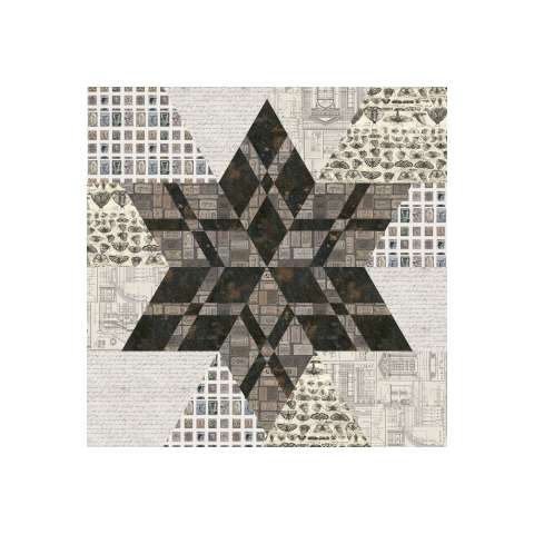Woven Ribbon Star in Tim Holtz