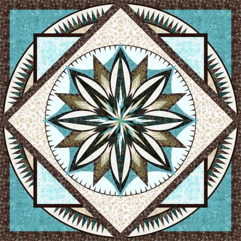 Driftwood Beach in Apple Basket and Valley Blossoms