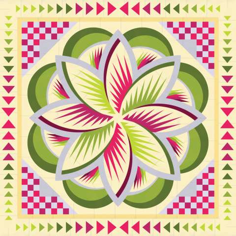 Queen of the Night in Carin's Bella solids