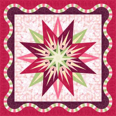 Vintage Compass rose garden