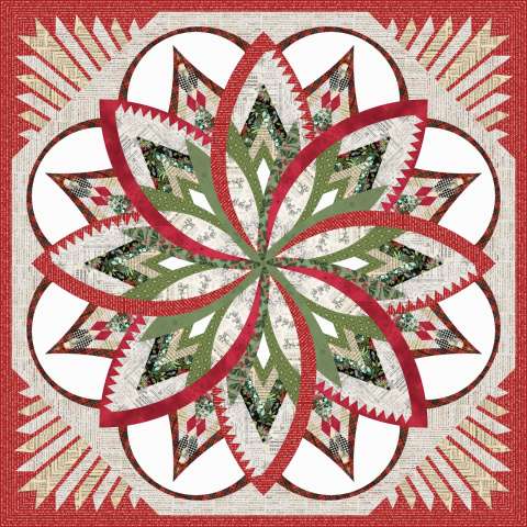 Peppermint Twist in Tim Holtz Christmas Original 