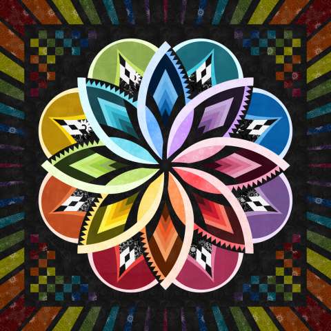 Luminary Wall ColorStock with 80 In Border