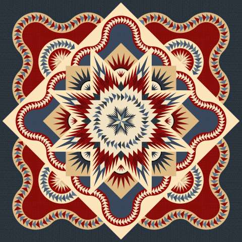 Arctic Star Queen for Marcus Fabrics