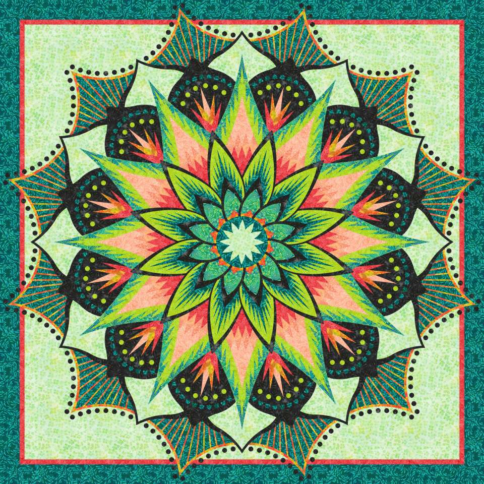 Jennifer's Carnival Flower Carnival Flower Queen Quiltster