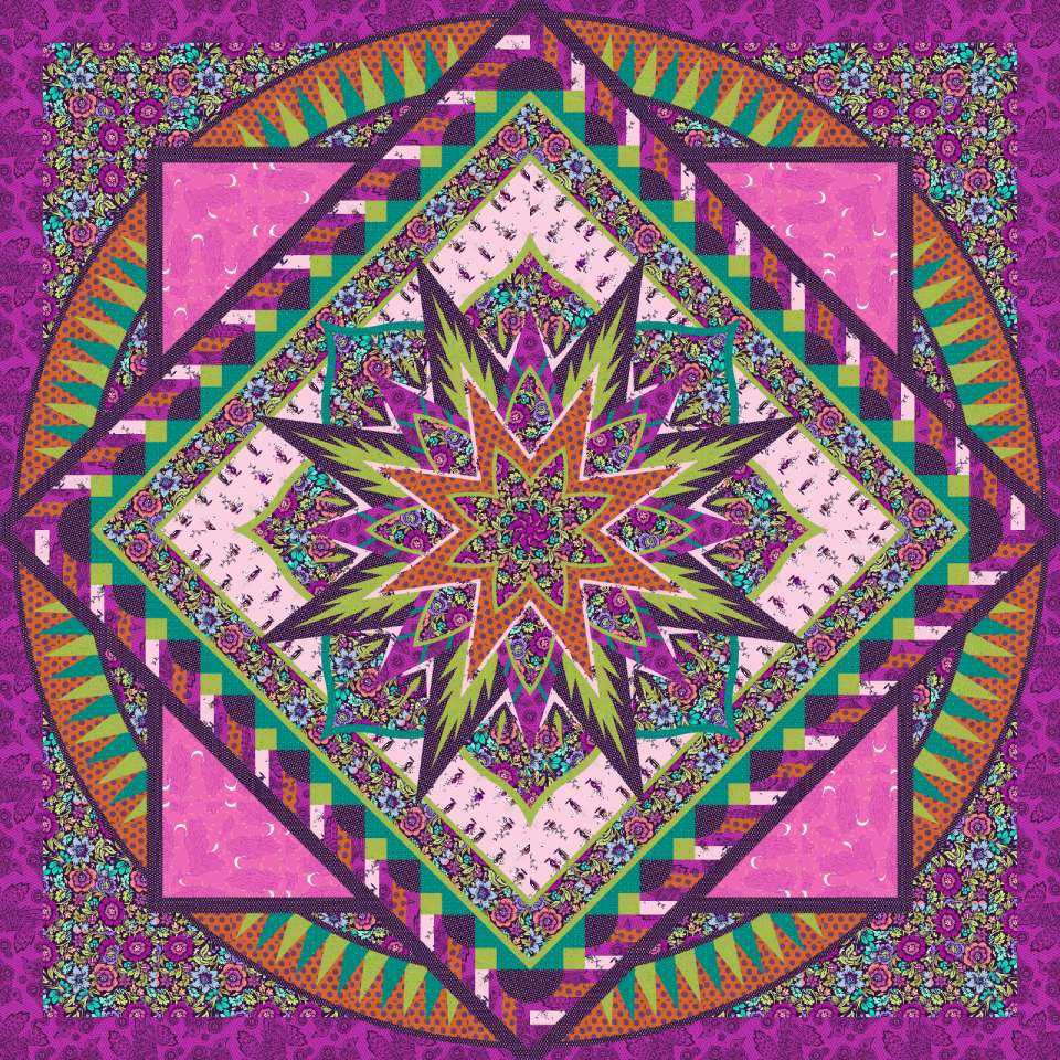 Swordfish in Tula Pink Swordfish Quiltster