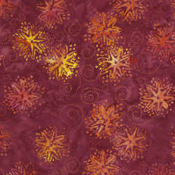 Timeless Treasures - Tonga Mini Collection Garnet - Tonga-B6169-Jam