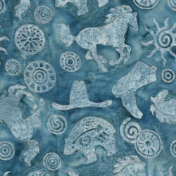 Island Batik - Faded Blue Jeans - 121919510