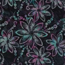 Timeless Treasures - Tonga Mini Collection Basil  - Tonga-B8165 Cosmic