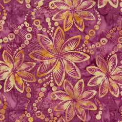 Timeless Treasures - Tonga Mini Collection Star Anise - Tonga-B8165 Cherry