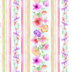 Timeless Treasures - Spring Song - FLEUR-CD8613 WHITE