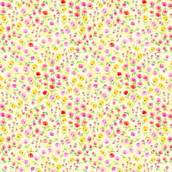 Timeless Treasures - Spring Song - FLEUR-CD8617 YELLOW