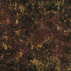Hoffman California Fabrics - Farmhouse Fresh - T2398-515-Rum-Raisin