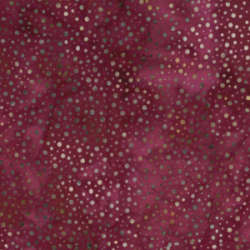 Hoffman California Fabrics - 885 Dot Batiks - 885-143-Ruby