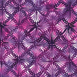 Hoffman California Fabrics - Violet Rays - T2442-437-Pansy