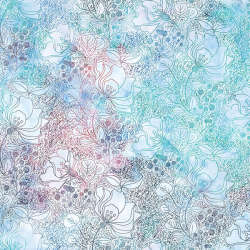 Hoffman California Fabrics - Springtime Romance - T4883-222-Hydrangea