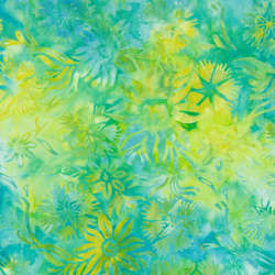 Timeless Treasures - Tonga Hydrangea - Tonga-B8163 Surf