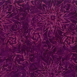 Timeless Treasures - Tonga Hydrangea - Tonga-B8168 Magenta