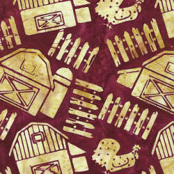 Island Batik - Farm Country - 112262380