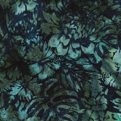 Hoffman California Fabrics - Congo Bay - Gray - MR38-19-Navy