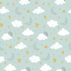 Riley Blake Designs - It's a Boy - C13252-AQUA