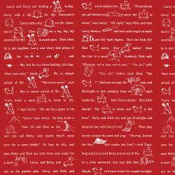 Riley Blake Designs - White as Snow - C13563-RED