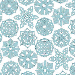 Riley Blake Designs - White as Snow - C13564-BLUE