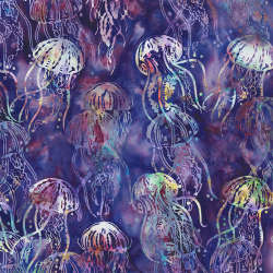 Hoffman California Fabrics - Jelly Fish Batiks - MR40-235-Agate