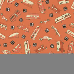 Riley Blake Designs - Route 66 - C15010-SUNSET