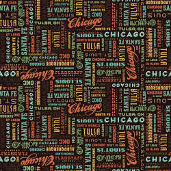 Riley Blake Designs - Route 66 - C15012-BLACK