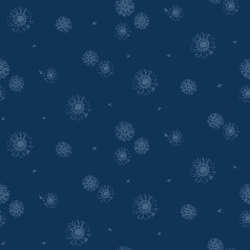 Riley Blake Designs - Honey Bees and Flowers Please - C15134-NAVY