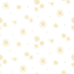 Riley Blake Designs - Honey Bees and Flowers Please - C15134-WHITE