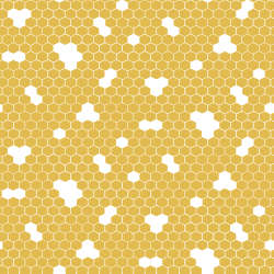 Riley Blake Designs - Honey Bees and Flowers Please - C15135-GOLD