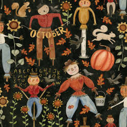 Riley Blake Designs - Bittersweet Farm - C14850-MIDNIGHT